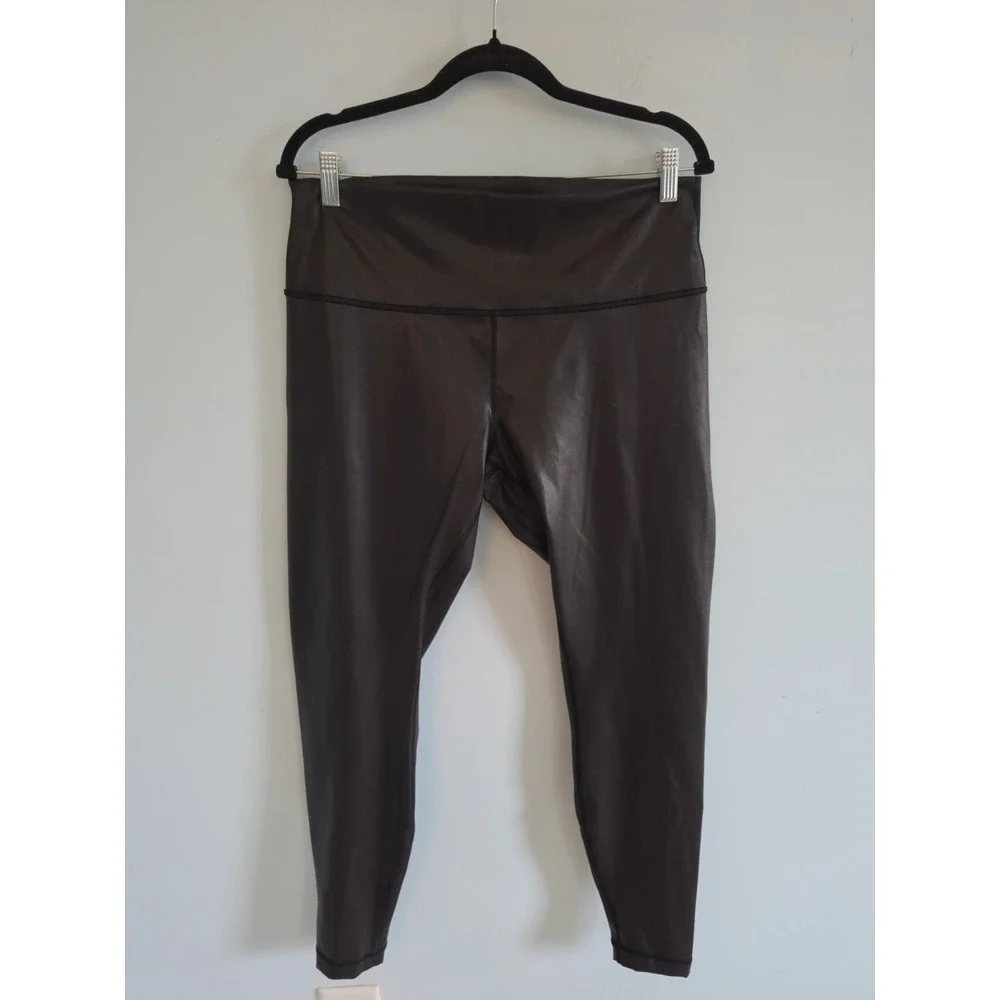Lululemon Align High Rise Radiate Foil Print French Press Athleisure Size 14